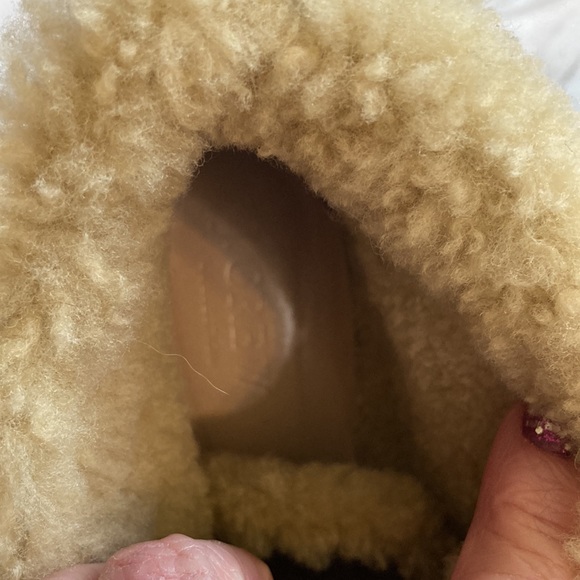 J. Crew collection genuine leather heels with genuine shearling lining size 10 - Picture 9 of 10